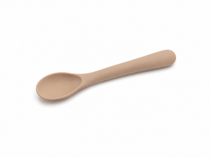 Soft Grip Short Silicone Spoon for Baby & Pet Feeding BPA FREE