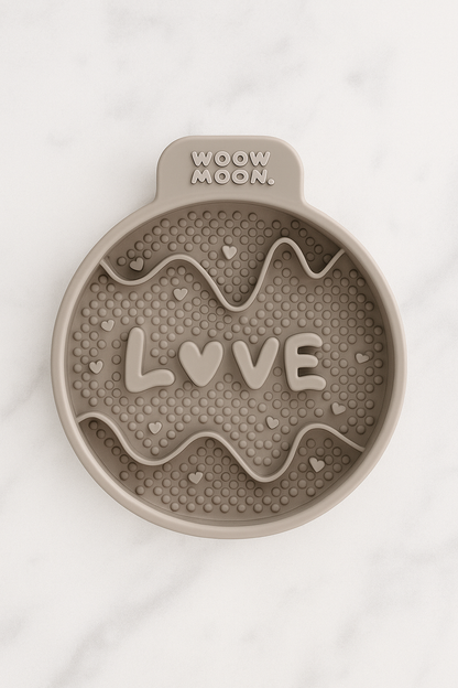 WOOWMOON Tropical Series | Pet Slow Feeder Bowl with Anti-Slip Base