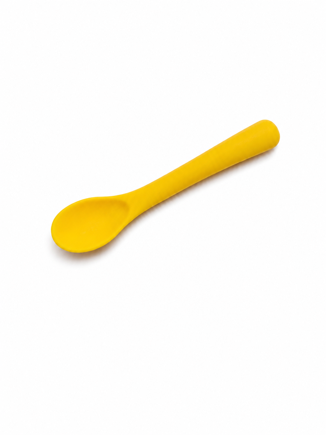 Soft Grip Short Silicone Spoon for Baby & Pet Feeding BPA FREE