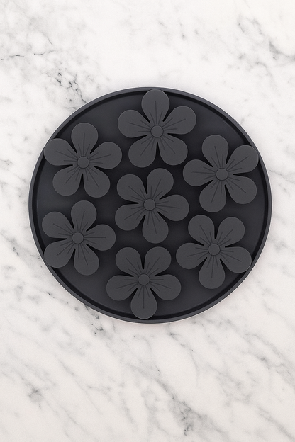 Round Floral Slow Feeder
