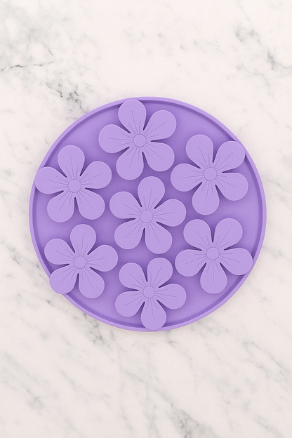 Round Floral Slow Feeder