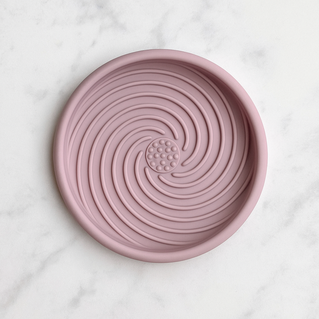 Spiral Silicone Slow Feeder Lick Mat