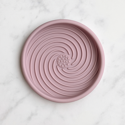 Spiral Silicone Slow Feeder Lick Mat