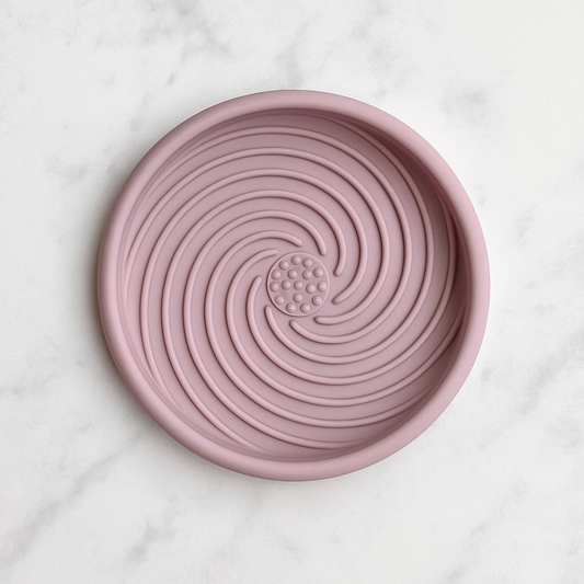 Spiral Silicone Slow Feeder Lick Mat
