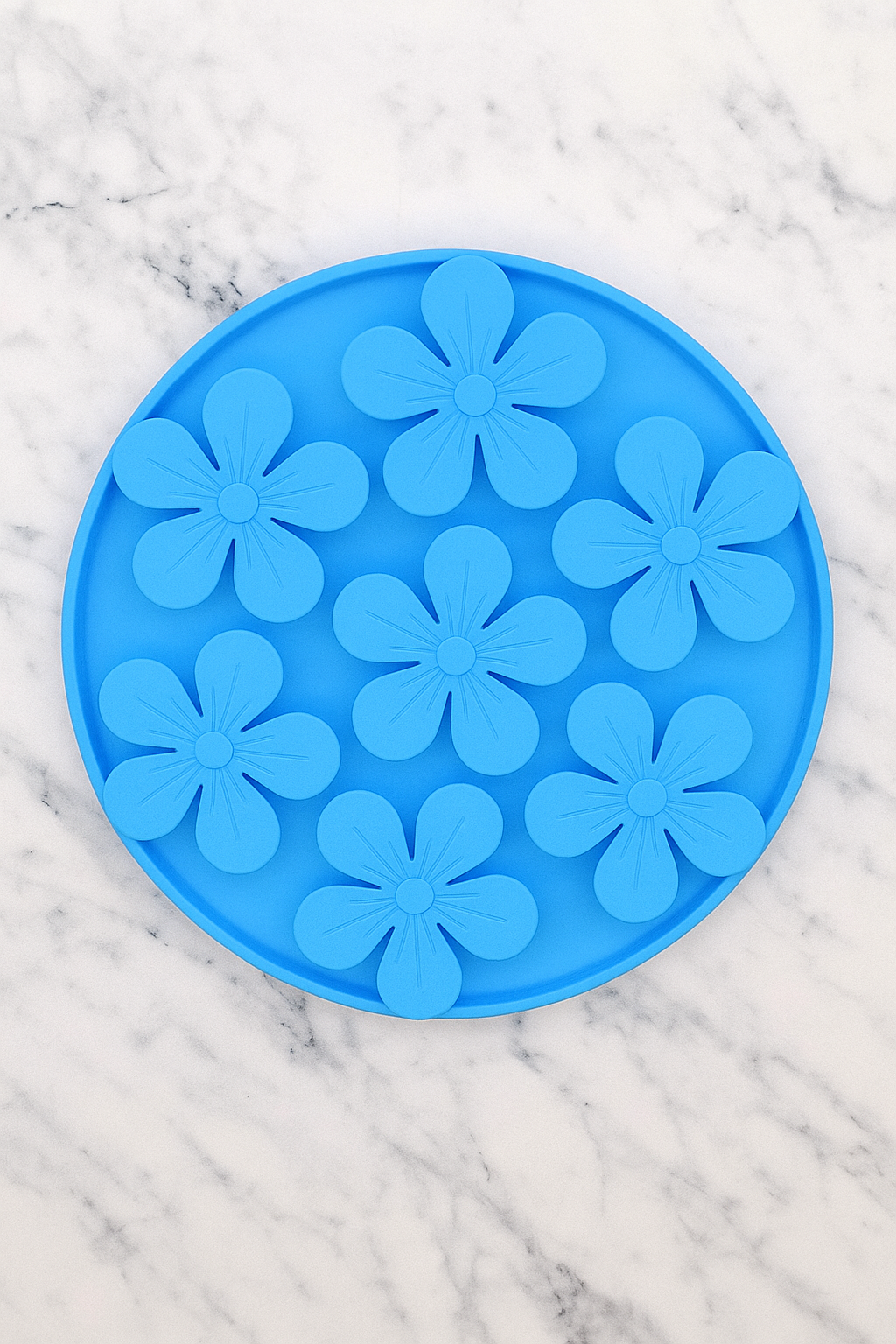 Round Floral Slow Feeder