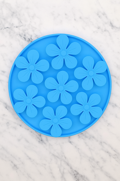 Round Floral Slow Feeder
