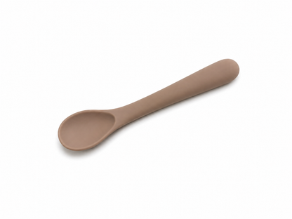 Soft Grip Short Silicone Spoon for Baby & Pet Feeding BPA FREE