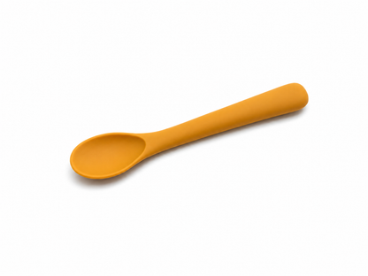 Soft Grip Short Silicone Spoon for Baby & Pet Feeding BPA FREE