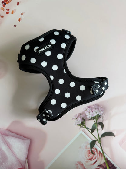 Black Polka Harness