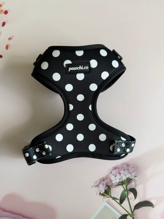 Black Polka Harness