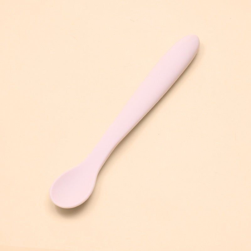 Silicone Spoon Soft Grip Soft Tip BPA FREE for Baby or pets use