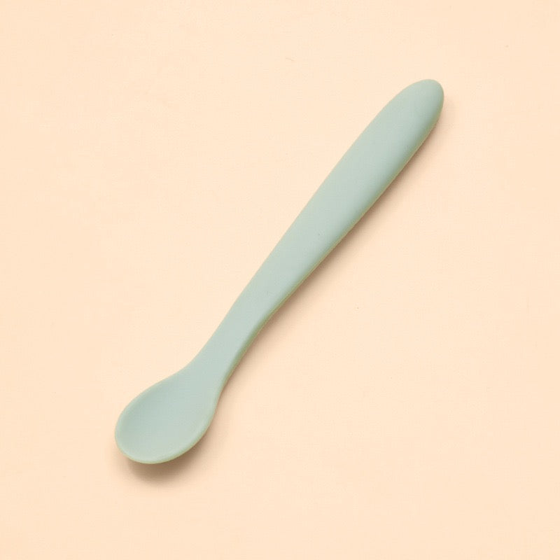 Silicone Spoon Soft Grip Soft Tip BPA FREE for Baby or pets use