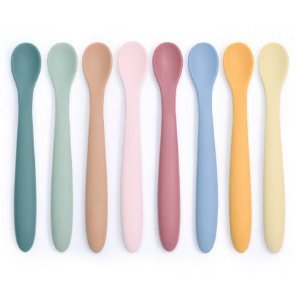 Silicone Spoon Soft Grip Soft Tip BPA FREE for Baby or pets use