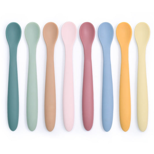 Silicone Spoon Soft Grip Soft Tip BPA FREE for Baby or pets use